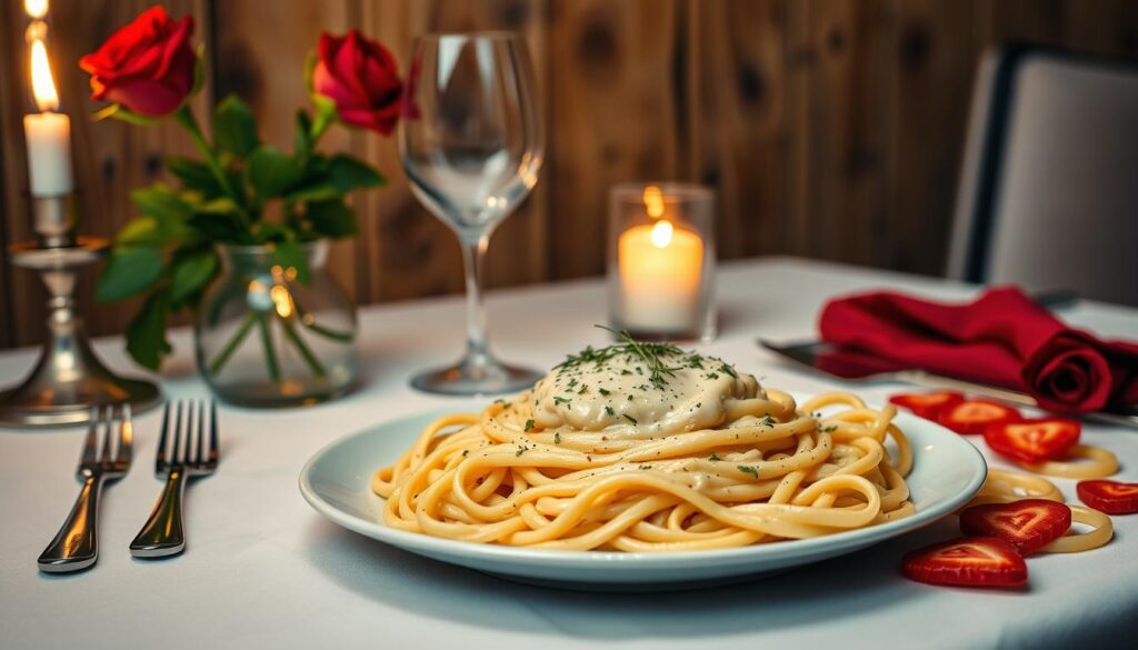 Valentine's Day pasta