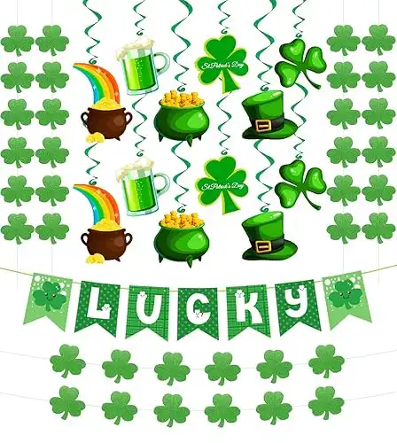 31Pcs St Patricks Day Decorations