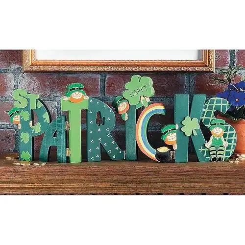 Happy St. Patrick's Wooden Screen Sign