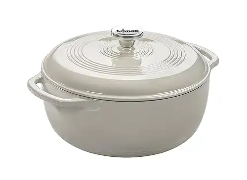 Lodge 6 Quart Enameled Cast Iron Dutch Oven