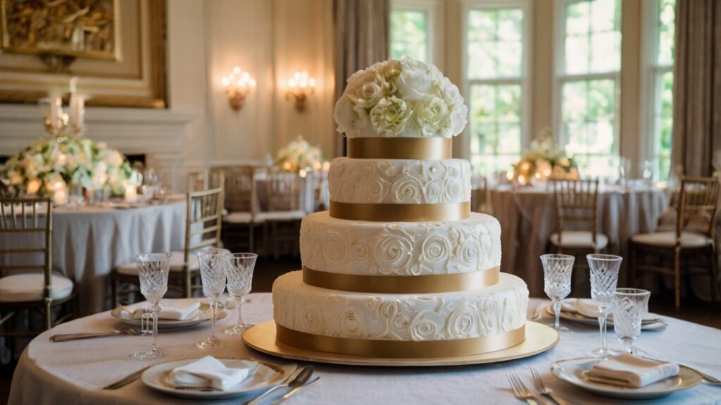 Custom wedding cake
