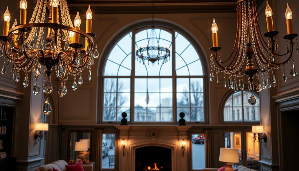 French-inspired lighting fixtures