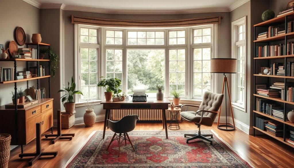 boho home office