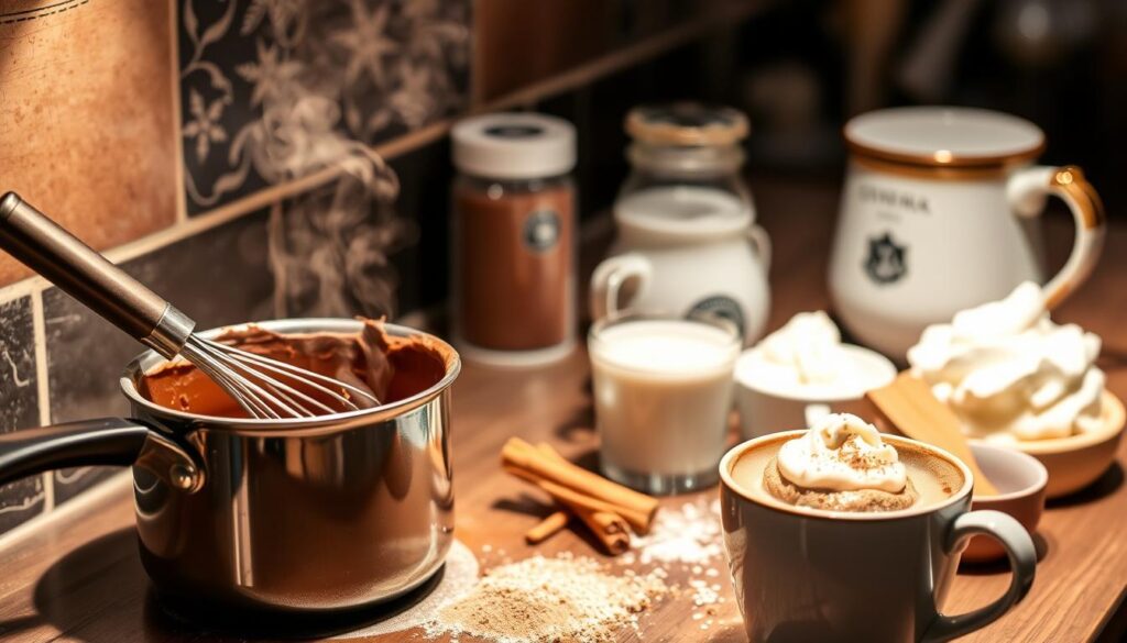 hot chocolate making techniques