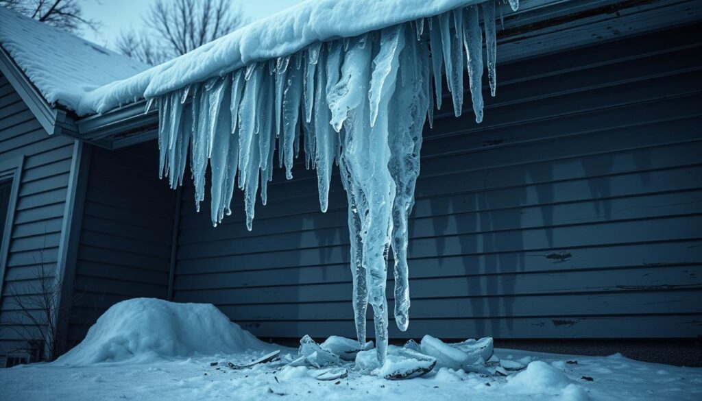 icicle damage to property