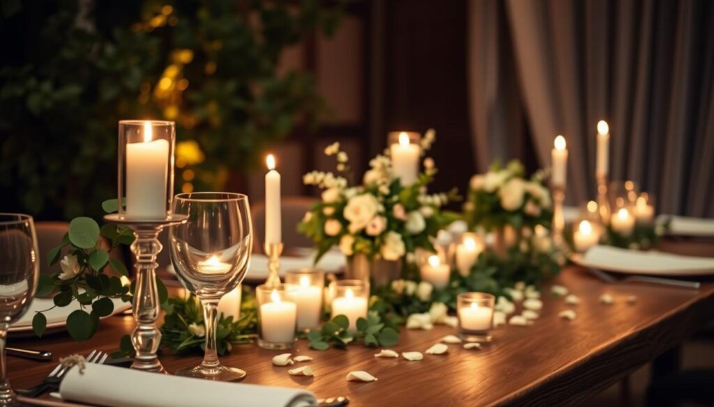 intimate wedding decor