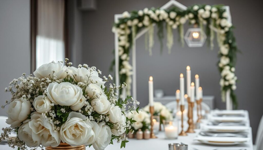 modern wedding decor
