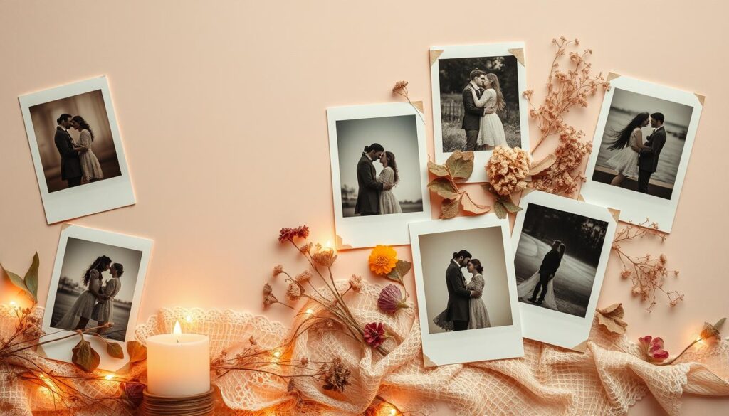 romantic photo collage