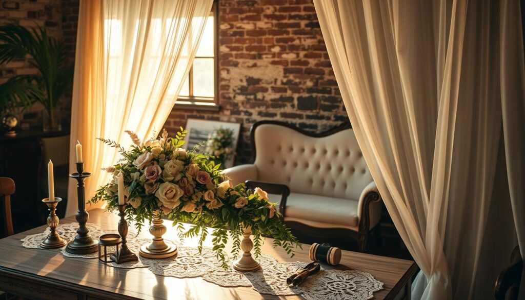 vintage wedding decor