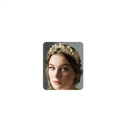 Bridal Gold Leaf Crown Headband