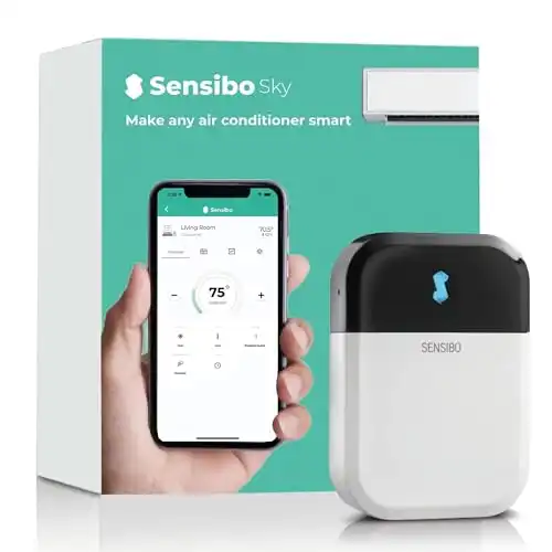 Smart Wireless Air Conditioner Controller, Quick & Easy DIY Installation, Automatic Wifi Thermostat Control App