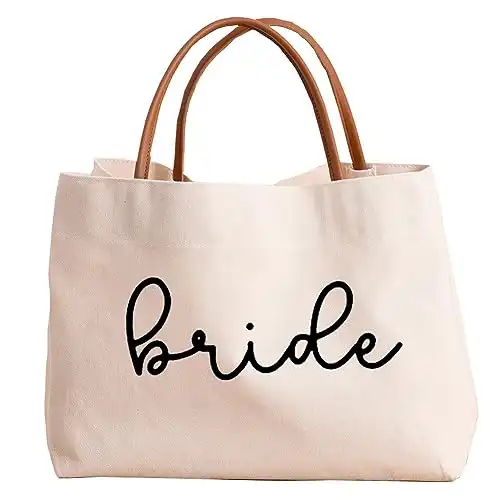 Bride Tote Bag, Engagement, Wedding, Bachelorette Party, Honeymoon, Beach, Travel