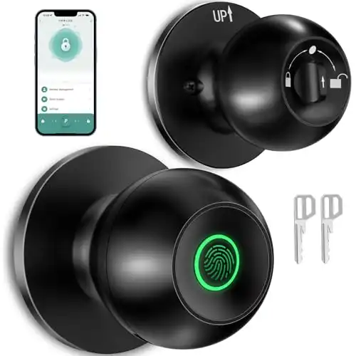 Fingerprint Door Lock Smart Door Knob, Biometric