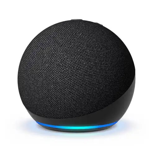 Amazon Echo Dot (newest model), Vibrant sounding Alexa speaker, Charcoal