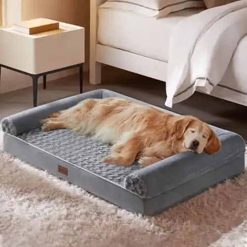 Orthopedic Dog Bed, Waterproof with Removable Washable Cover