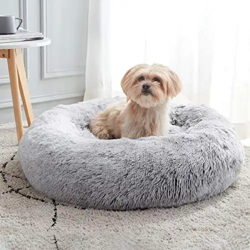 Calming Anti-Anxiety Donut Cuddler Round Bed