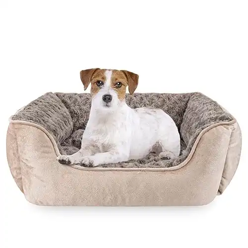 Dog Sofa Bed Non-Slip Bottom Orthopedic Calming Pet Cuddler, Multiple Sizes