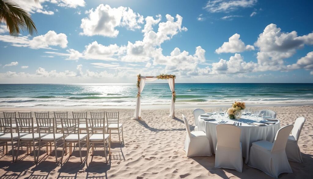 beach wedding setup beach wedding setup