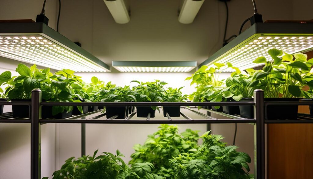 led grow lights for indoor herbs