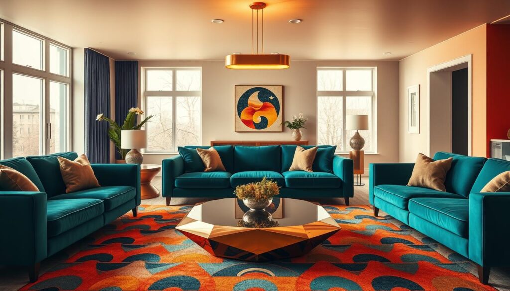 modern art deco color palette