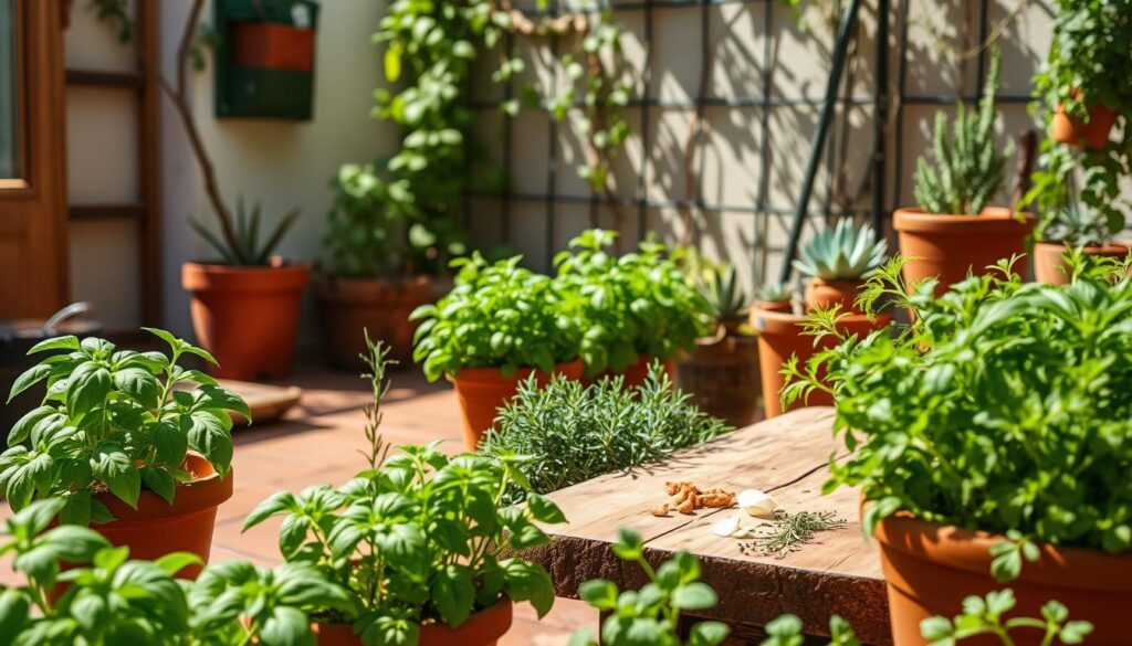 organic herb gardening