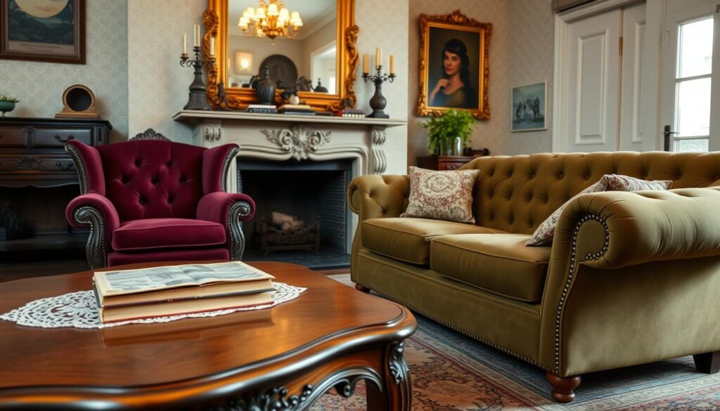 vintage-inspired decor