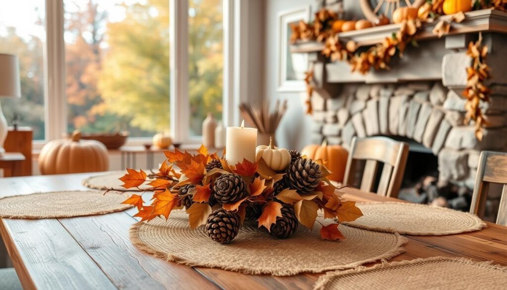 Thanksgiving home decor with natural elements Thanksgiving home decor with natural elements