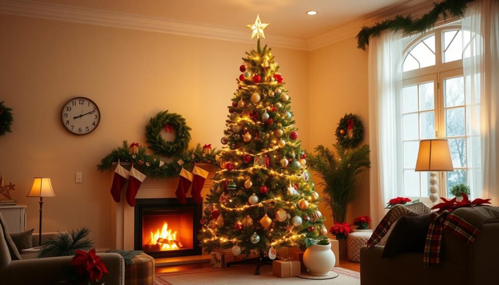 christmas tree display