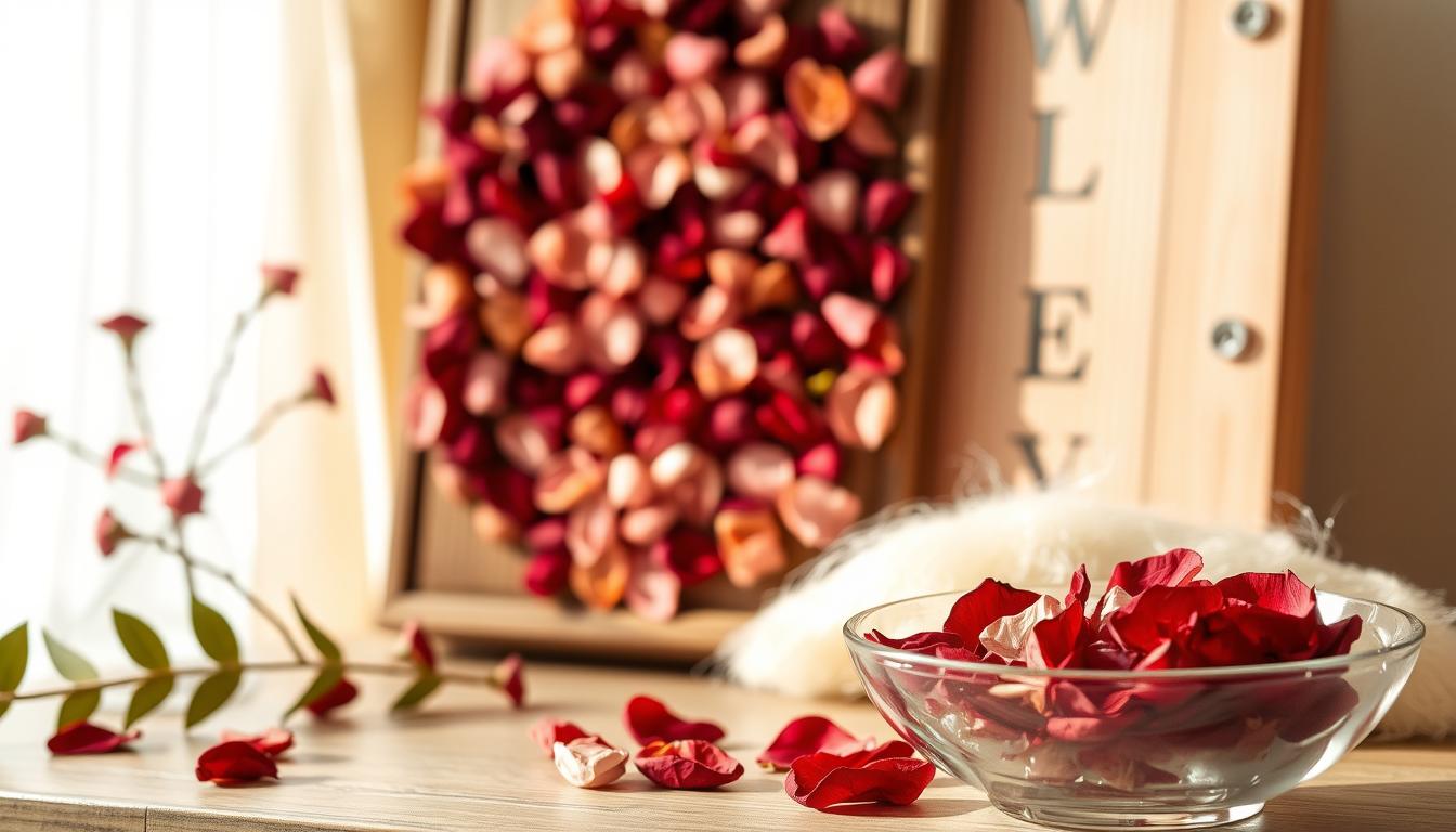 Rose Petal Art