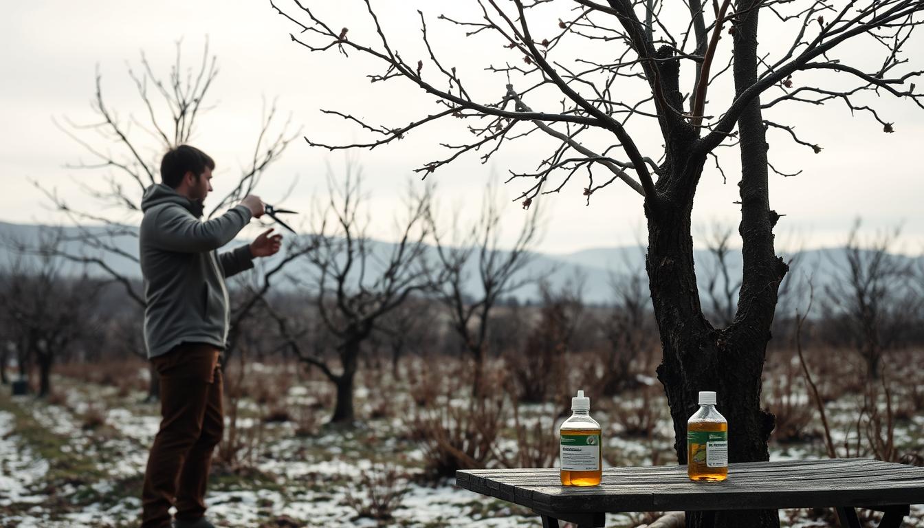 dormant fruit tree spray schedule