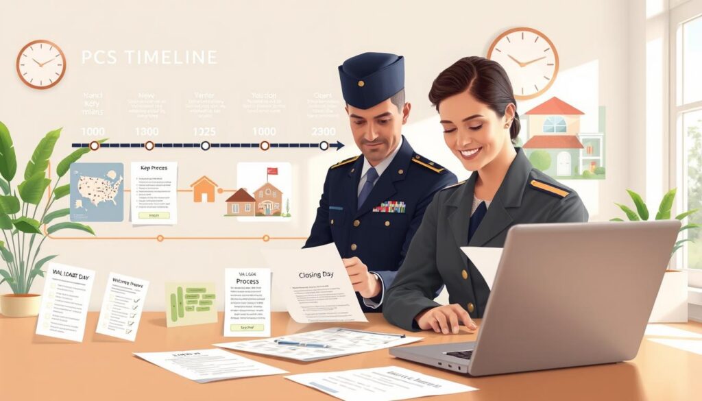 PCS timeline and home buying process