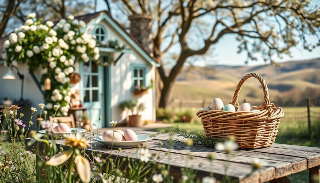 cottagecore Easter color palette