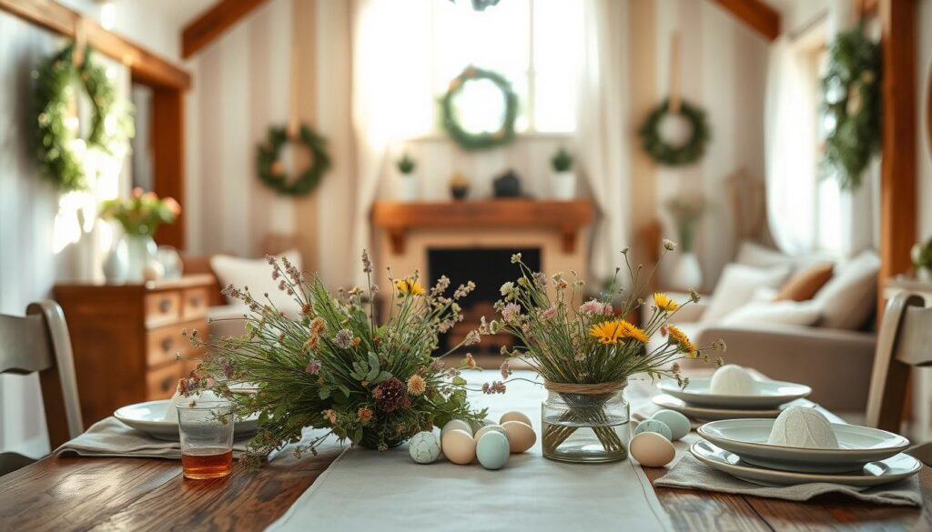 rustic easter decor