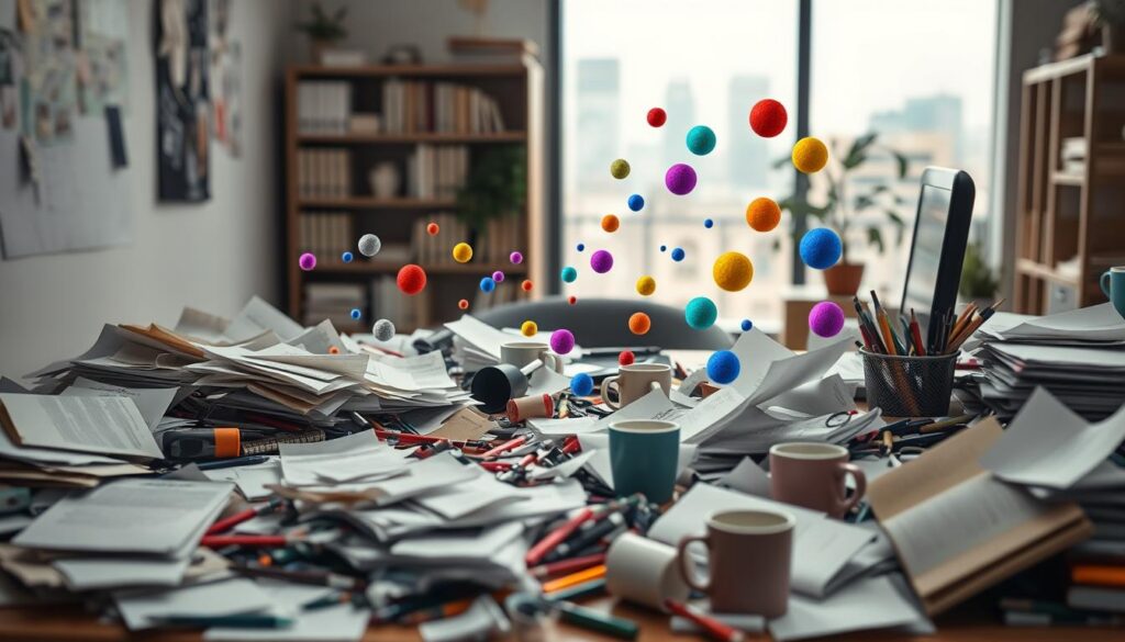 clutter and brain chemistry